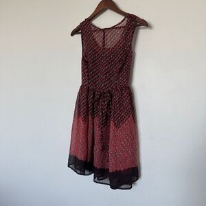 Xhilaration Sheer Sleeveless Mini Dress Pink Fits Like Small